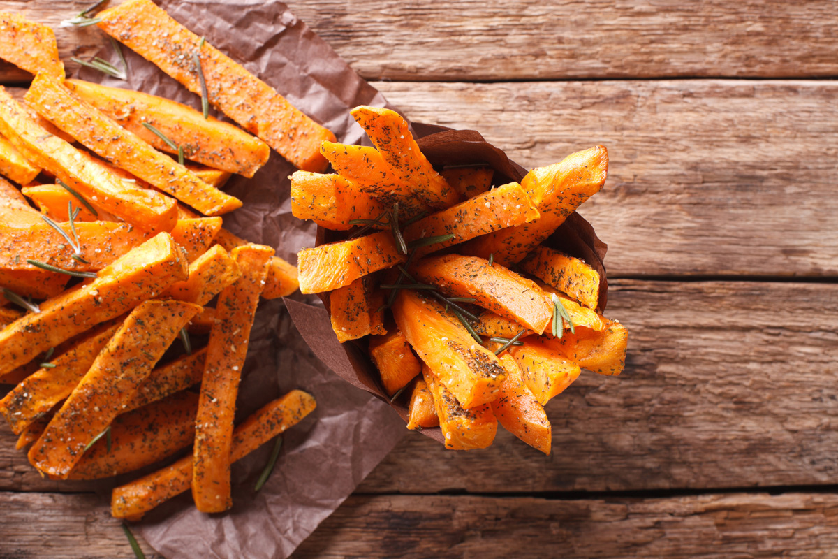 Frites de patates douces