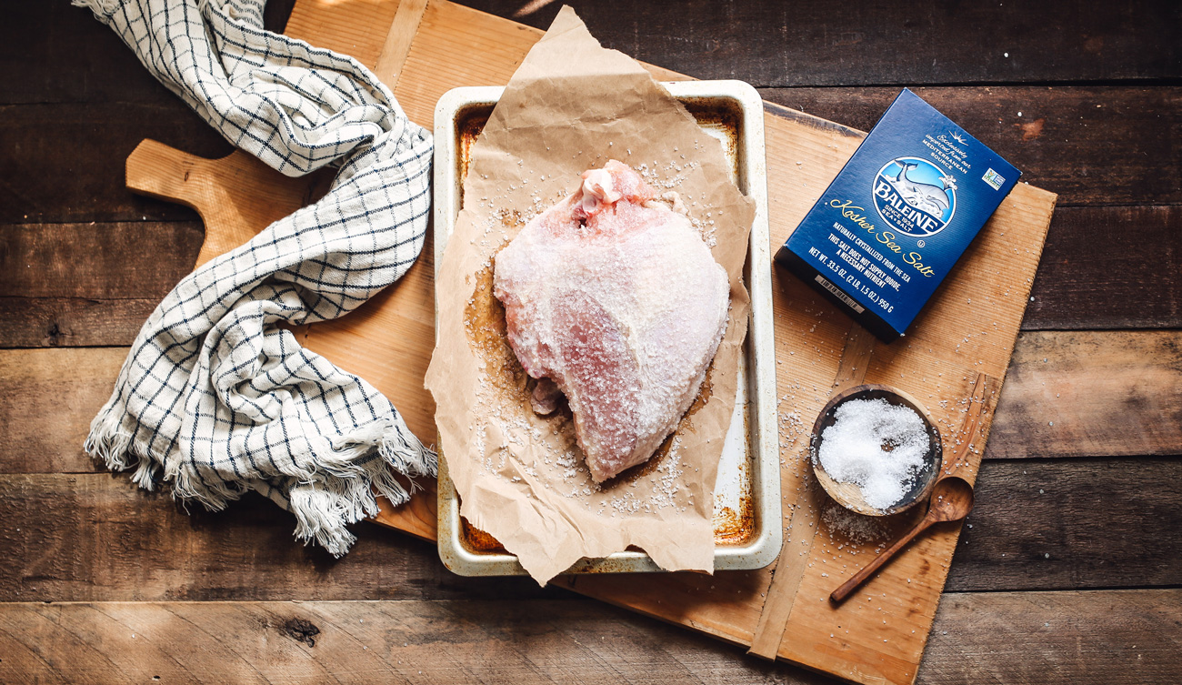 Garlic + Herb Crusted Roast Turkey Breast recipe by La Baleine