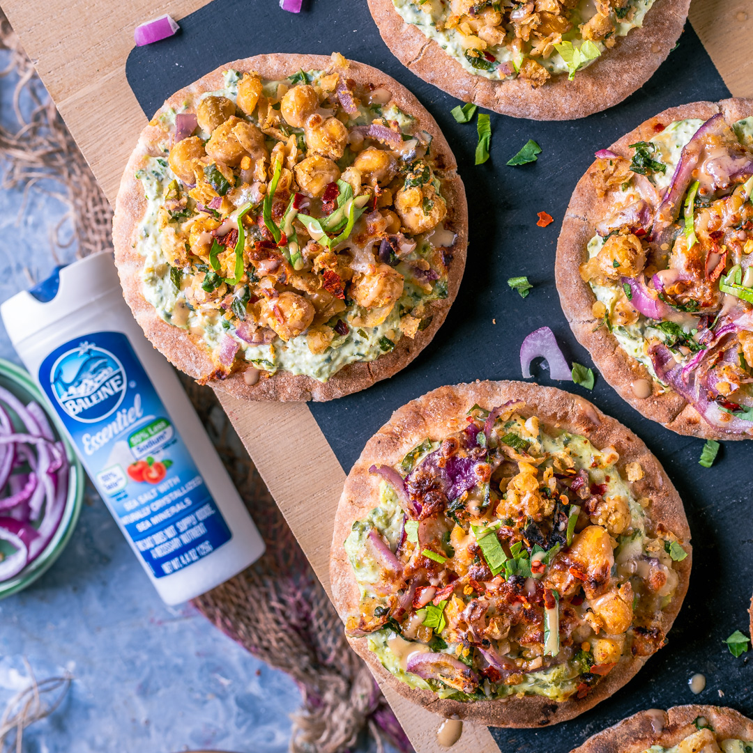 Vegan Falafel Smash Pita Bread Recipe 