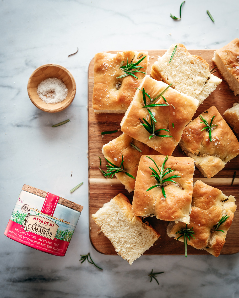 White foccacia with artichoke and capers recipe