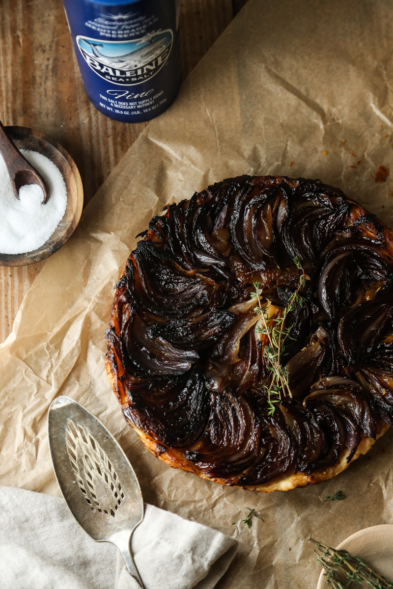 Caramelized red onion tart recipe