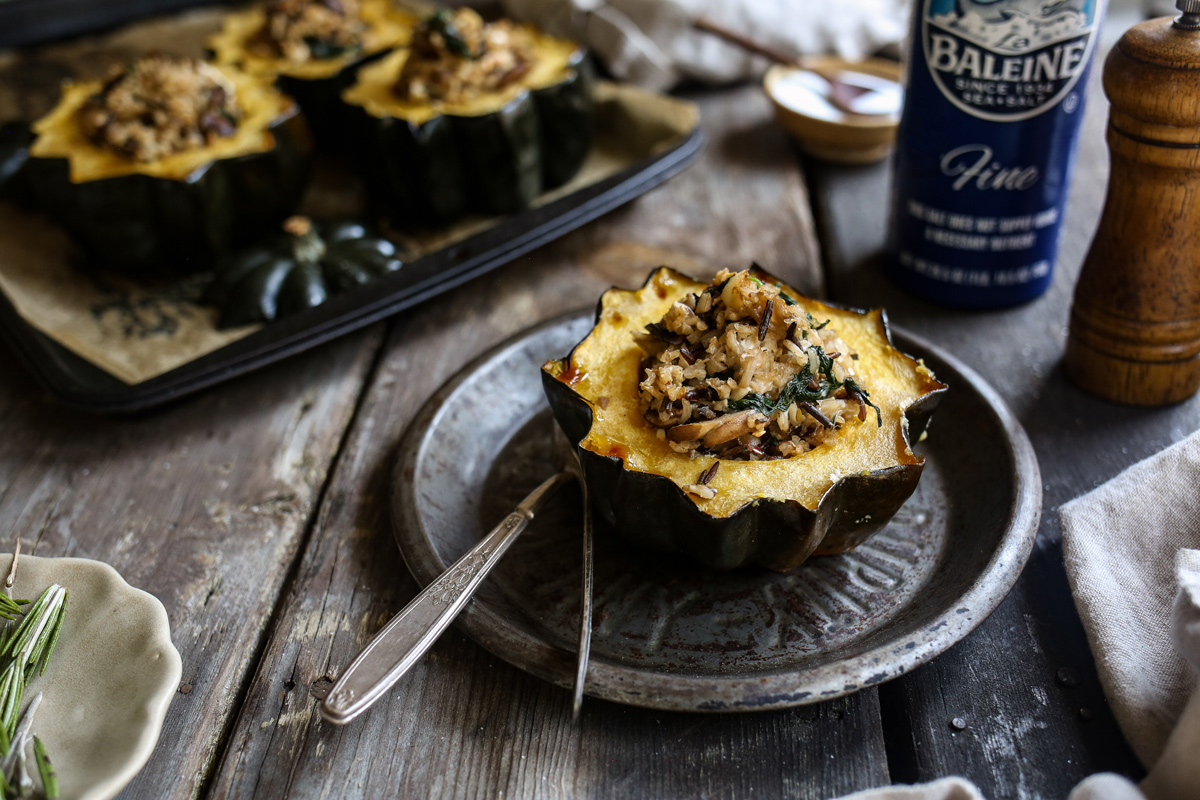 Veggie Stuffed Acorn Squash recipe