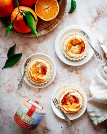 Tartlets with orange marmalade recipe