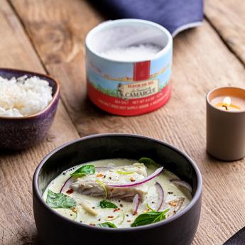 Cod stew with coconut milk and ginger recipe