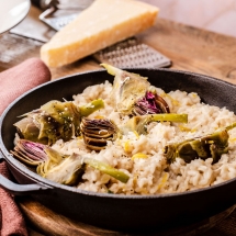 recette risotto artichaut parmesan citron