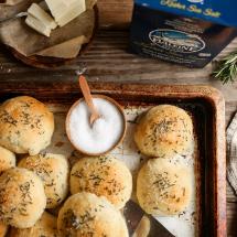 Rosemary Sea Salt Dinner Rolls recipe